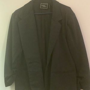 Grey Blazer with 3/4 sleeve